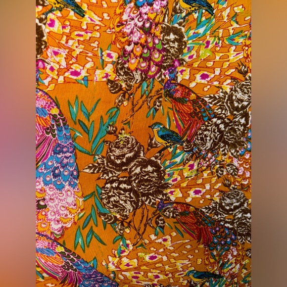 🌺 NWT! Anthropologie Raga Embroidered Boho Parkland Maxi Dress - Picture 15 of 16